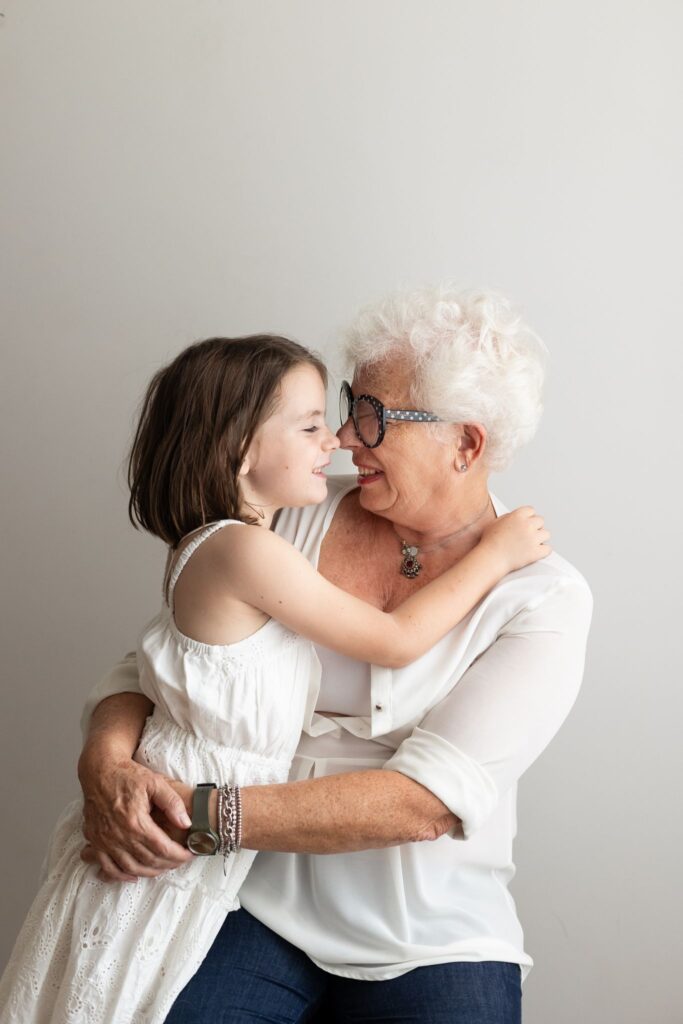 Servizio fotografico di famiglia nonni e nipoti