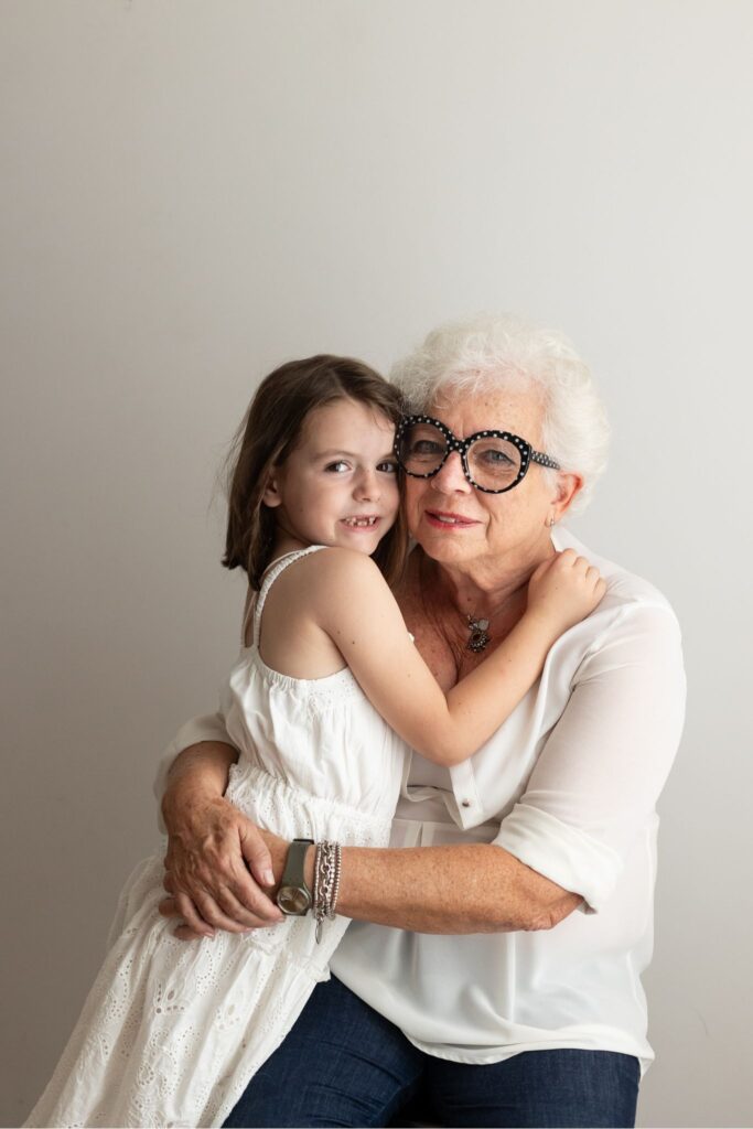 Servizio fotografico famiglia nonni e nipoti