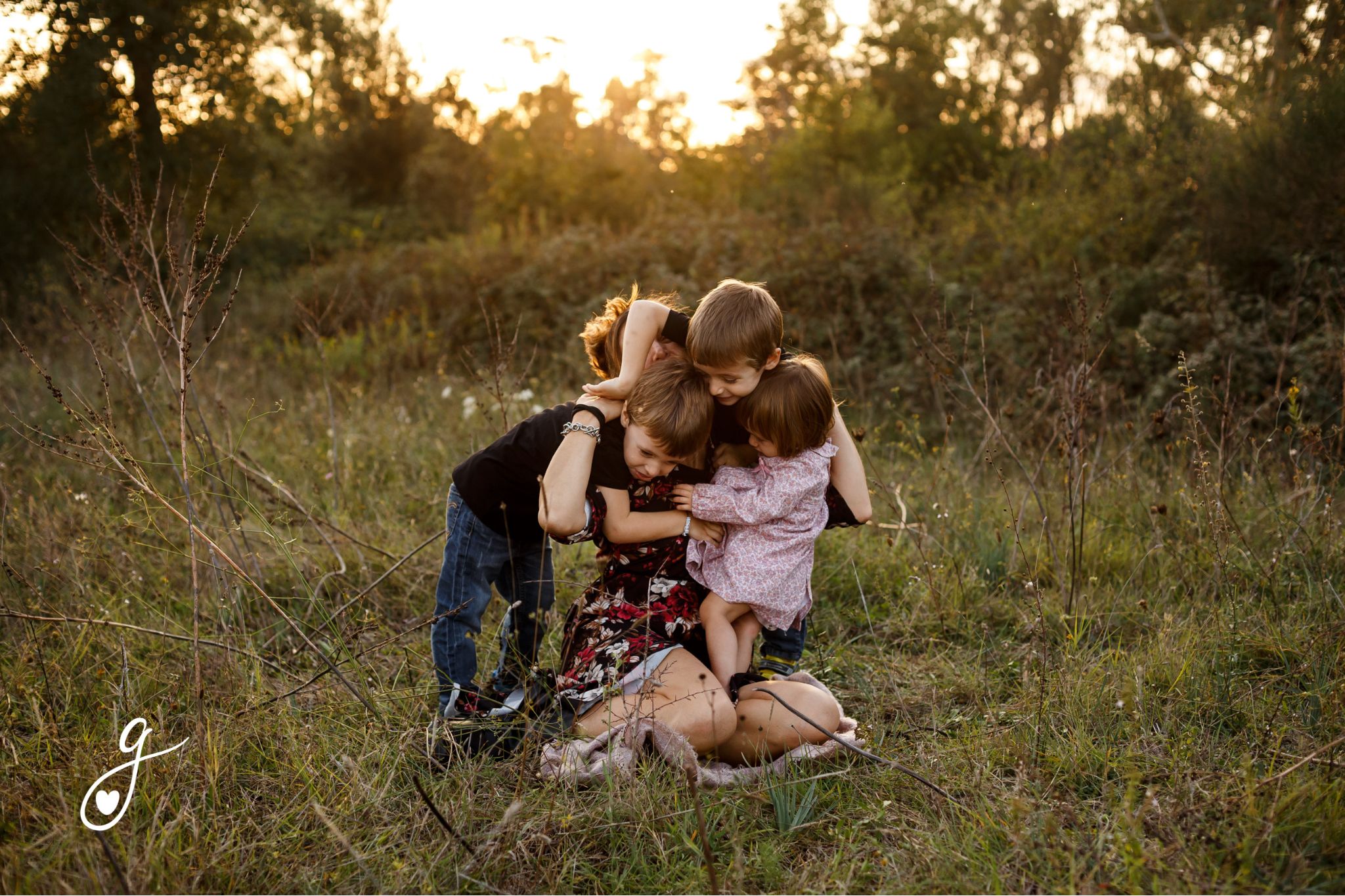 Servizio fotografico famiglia in esterna