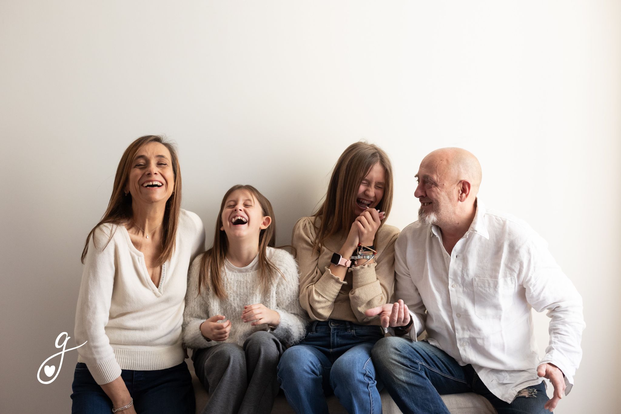 ritratti di famiglia in studio