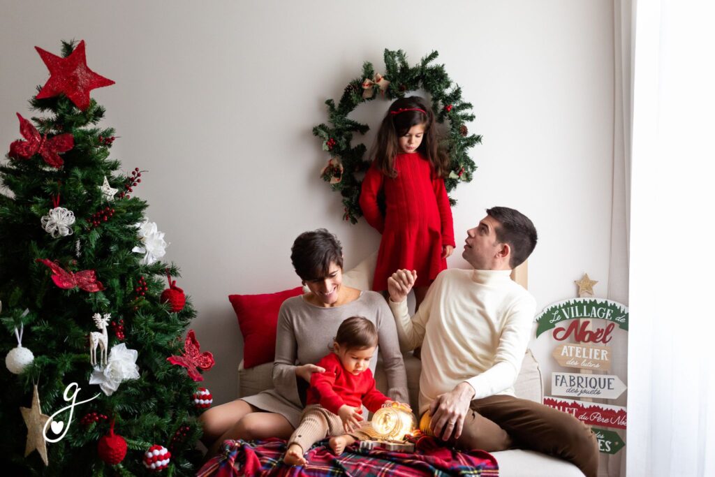 servizio fotografico natale famiglia