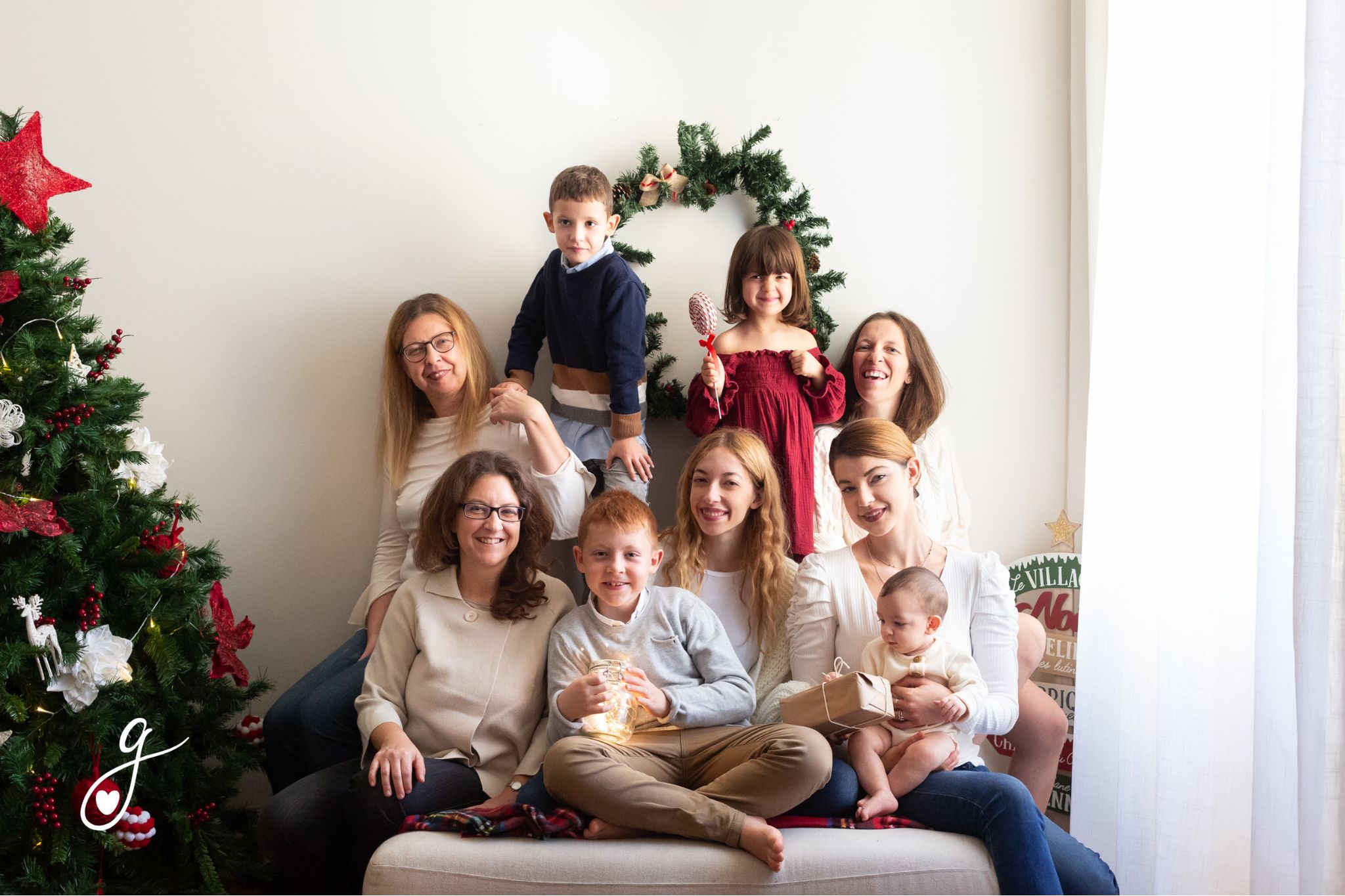 sessione fotografica famiglia natale