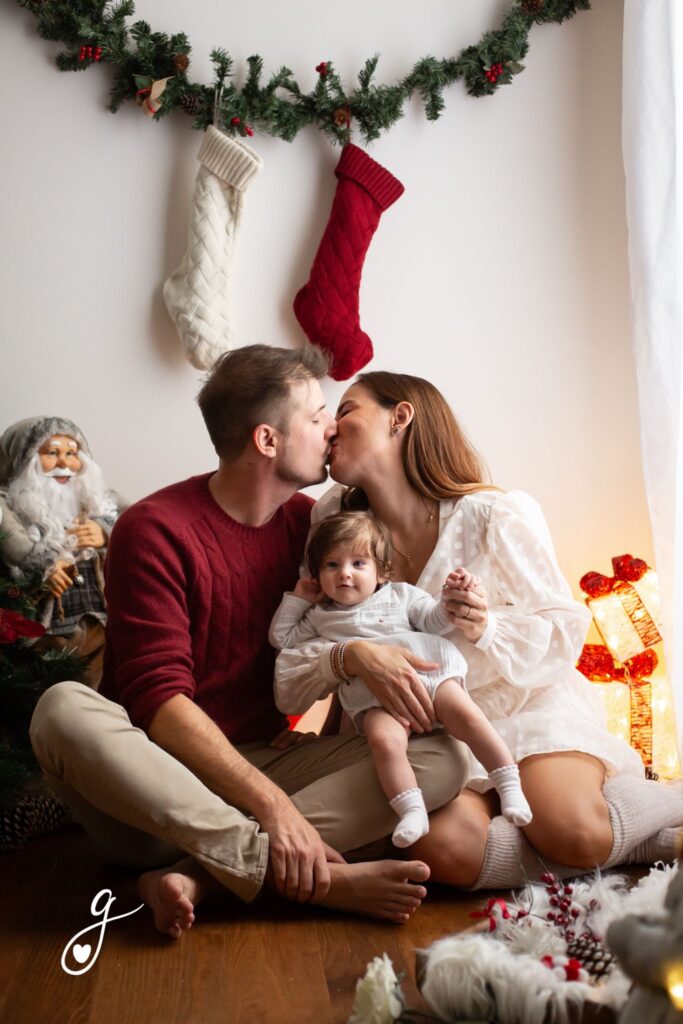 set fotografico famiglia natale